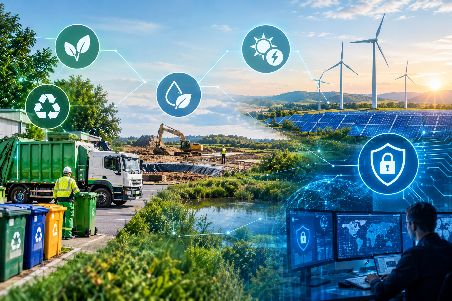 Rafforzare la resilienza informatica nei servizi ambientali